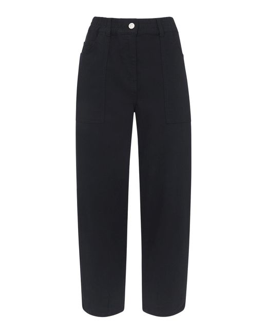 Whistles Blue Tessa Casual Trouser
