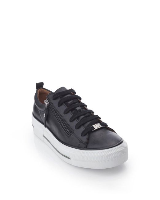 Moda In Pelle White Women's Filician Leather Trainers