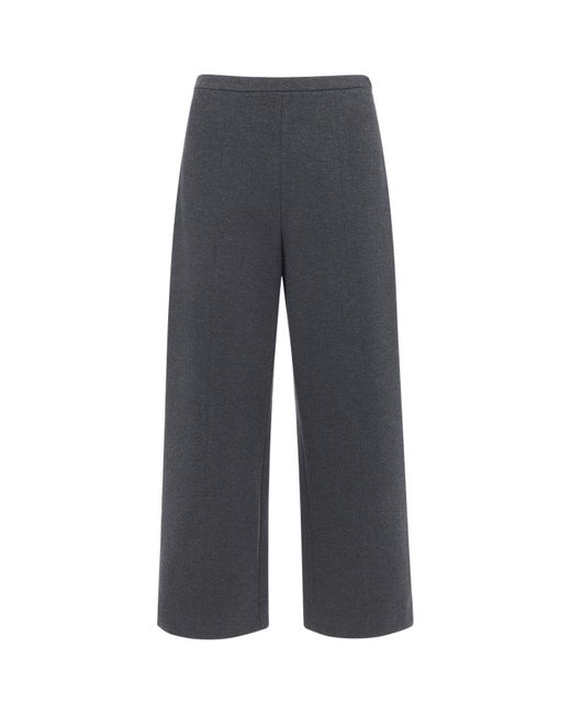 Whistles Gray Women's Camilla Wide Leg Trouser