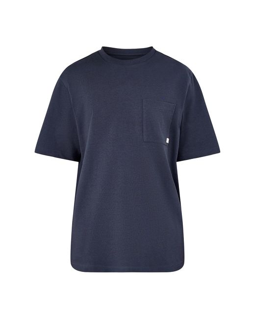 Farah Blue Stacy Box Pocket T-Shirt for men