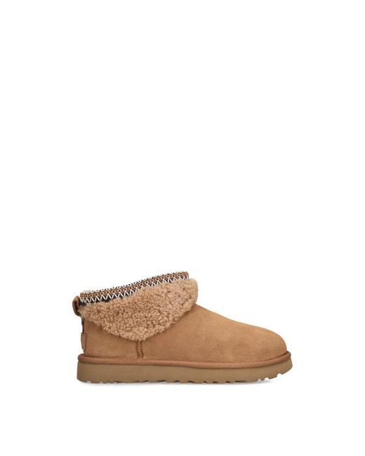 Ugg Brown Classic Ultra Mni Mxi Crly