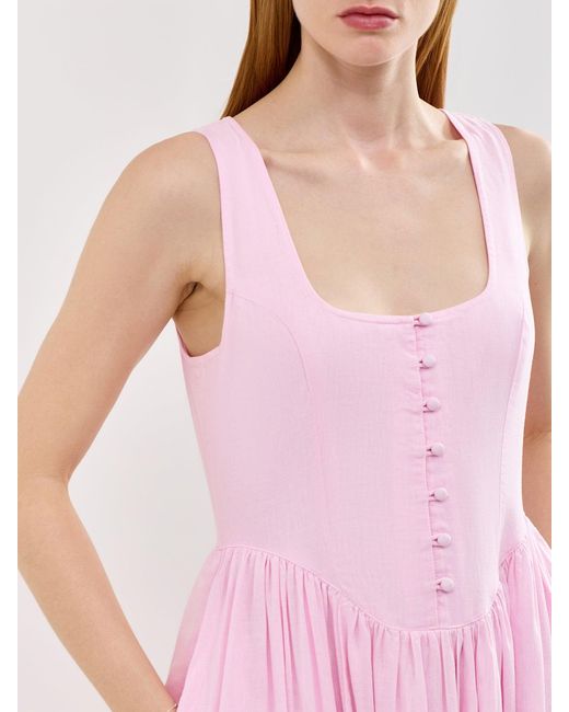 Nobody's Child Pink Cora Midi Dress