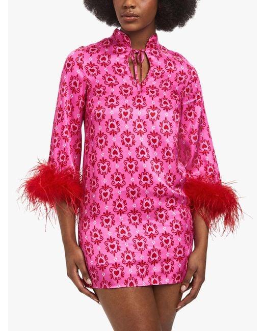 Kitri Zebra Mini Dress Kitri Women's Carlotta Heart Print Mini