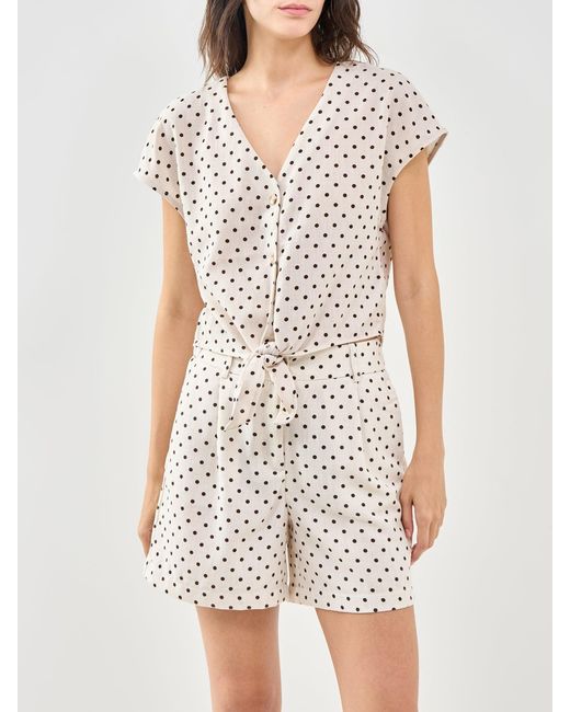 ONLY White Emmia Short Sleeve Shirt
