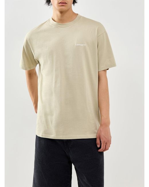Carhartt Natural Script Embroidery T-Shirt for men