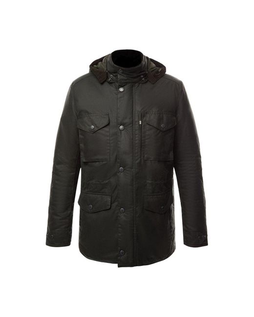 Barbour Black Winter Sapper Wax Jacket for men