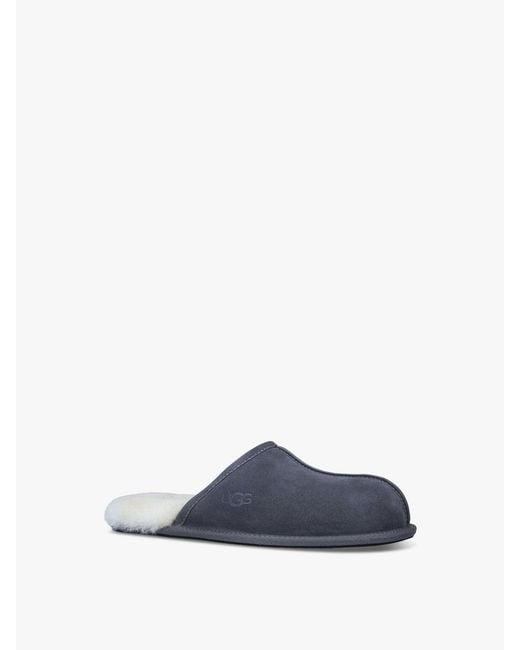 Ugg Blue Scuff Shearling Slippers for men