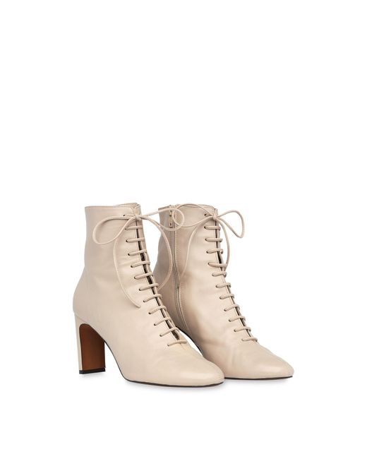 Whistles Natural Women's Dahlia Lace Up Boot