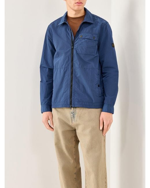 Barbour Blue Inline Overshirt for men