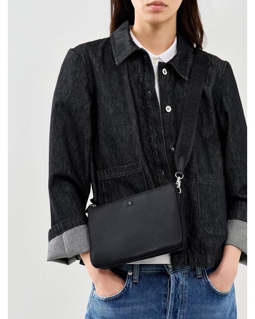 Ralph Lauren Black Women's Landyn Nylon Medium Crossbody