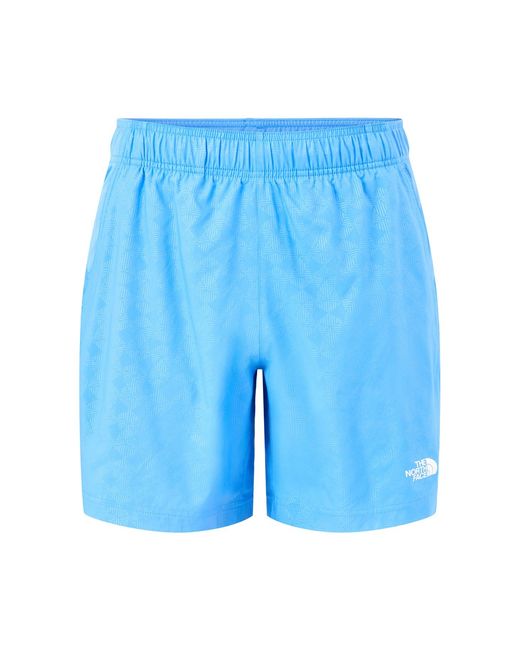 The North Face Blue Pentadome Embossed Shorts for men