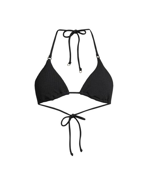 Seafolly Black Women's Sea Dive Slide Tri Bikini Top