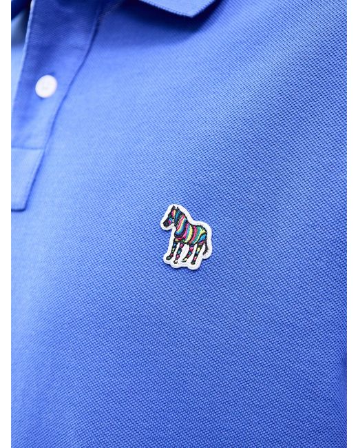 Paul Smith Blue Zebra Polo Top for men