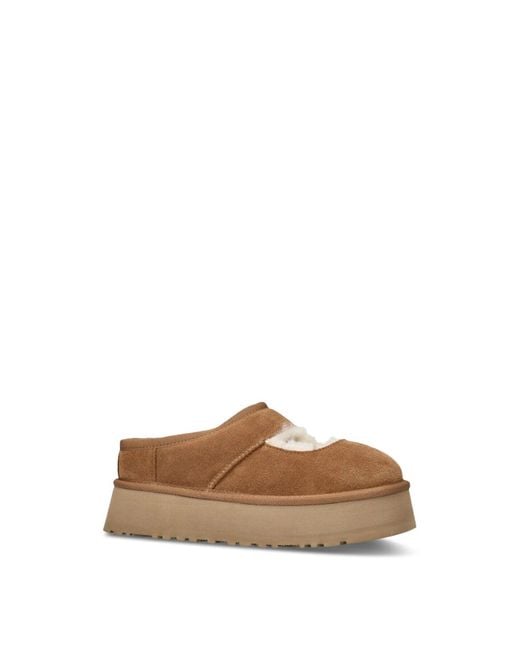 Ugg Brown Bea Mary Jane Suede Flatform Chestnut