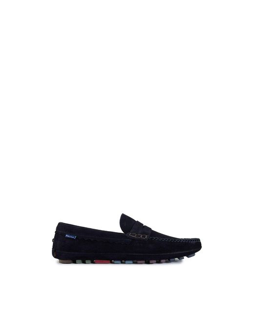 Paul Smith Blue Jenson Suede Driving Shoes for men