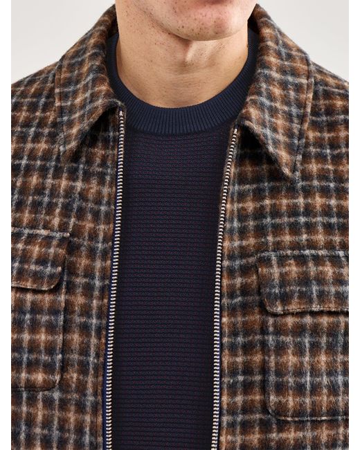 Only & Sons Blue Onsdave Regular Long Sleeve Crew Neck Knit for men