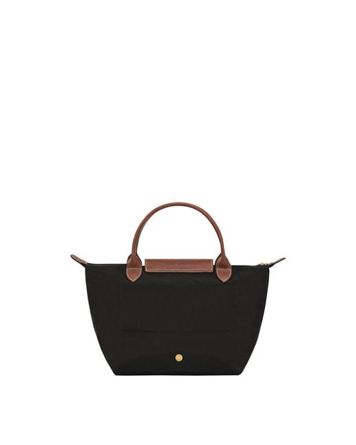 Longchamp Black Le Pliage Original Small Handbag