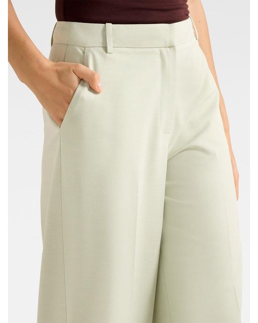 Forever New Green Veda Wide Leg Pants