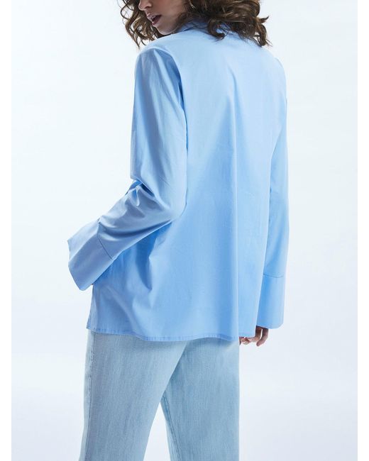 James Lakeland Blue Pearl Detail Shirt