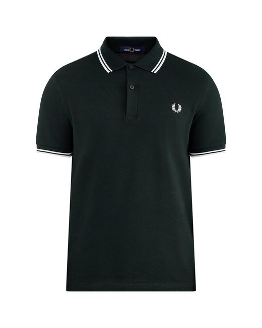 Fred Perry Black Twin Tipped Shirt for men