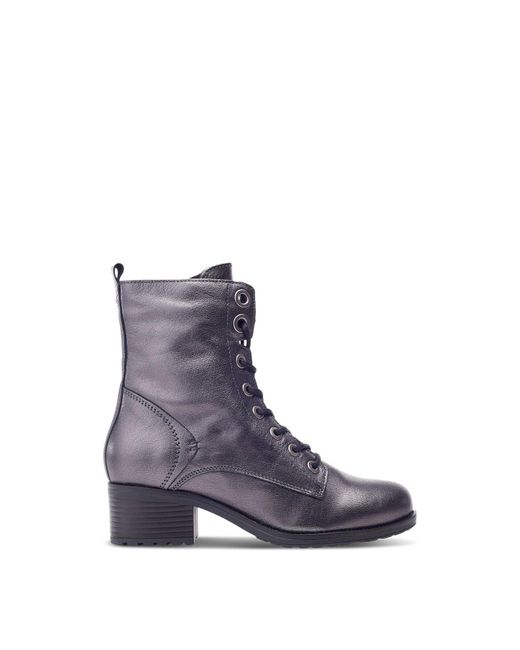 Moda In Pelle Blue Women's Bezzie Metallic Leather Boots