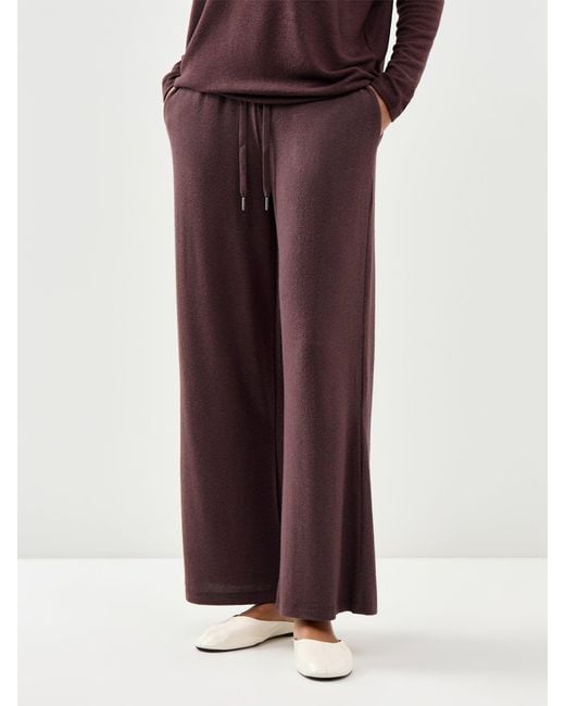 Soya Concept Purple Biara 74 Wide Leg Trousers
