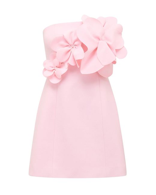 Forever New Pink Tessa Flower Mini Dress