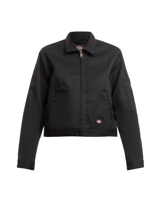 Dickies Black Women's Unlined Cropped Eisenhower Jacket
