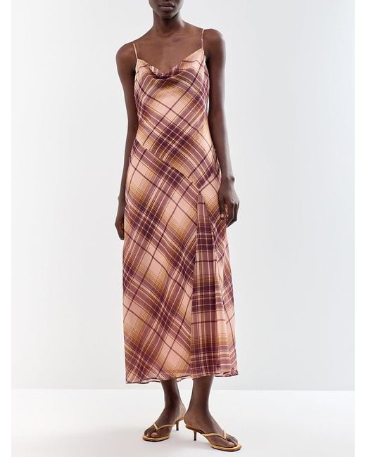 Nobody's Child Pink Motsi Midi Dress