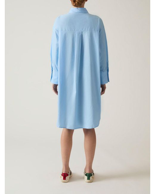 James Lakeland Blue Oversized Shirt