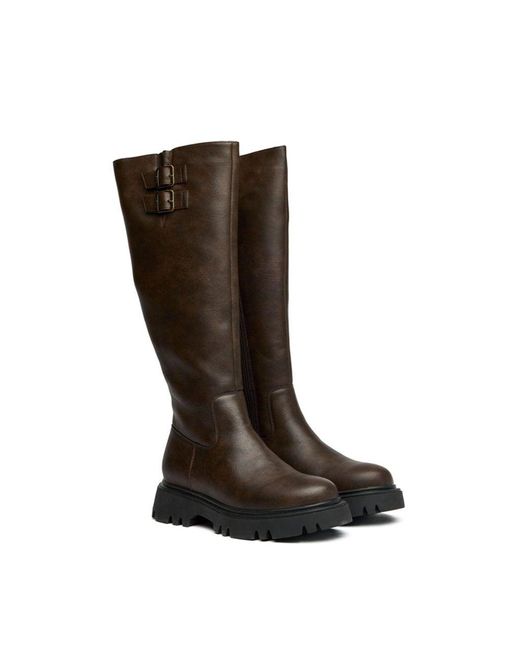 V.Gan Black Vegan Bram Knee High Boots