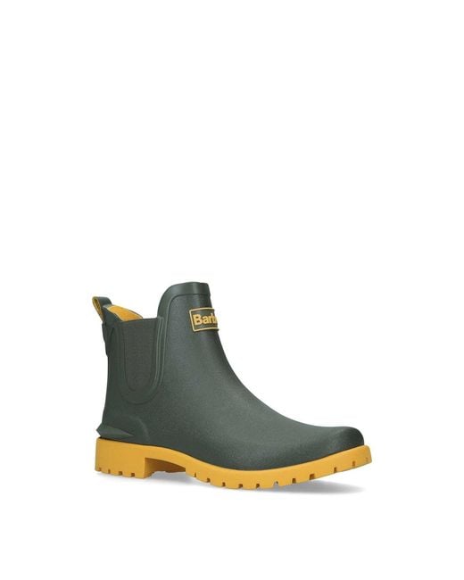 Barbour Green Wilton Wellington Boots
