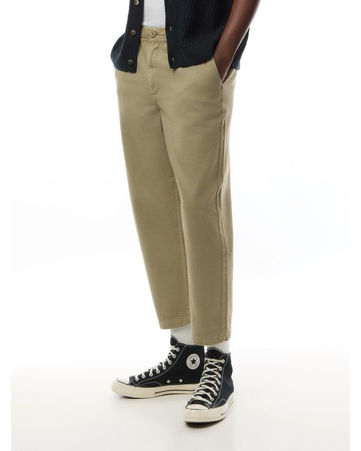 Wax London Green Kurt Trouser Organic Cttn Twill for men