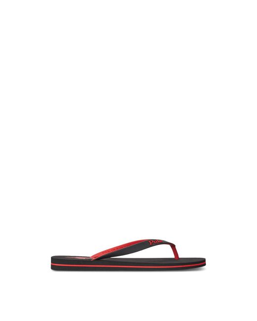 Polo Ralph Lauren White Bolt Pony Flip Flop for men