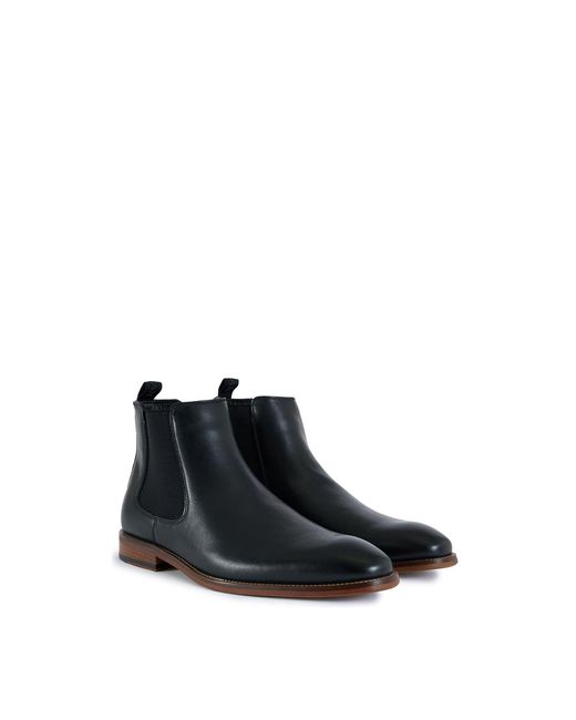 V.Gan Black Affogato Chelsea Boots for men