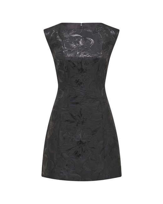 Forever New Black Women's Evan Jacquard Mini Dress