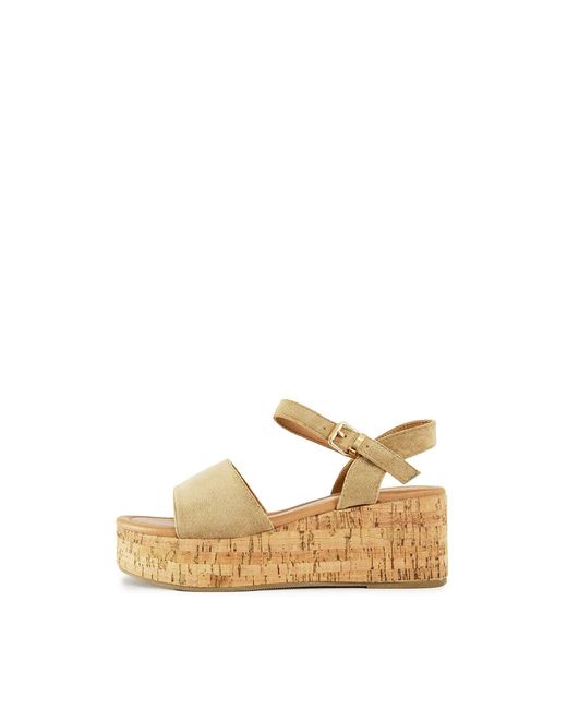 V.Gan White Gotu Cork Wedge Sandals