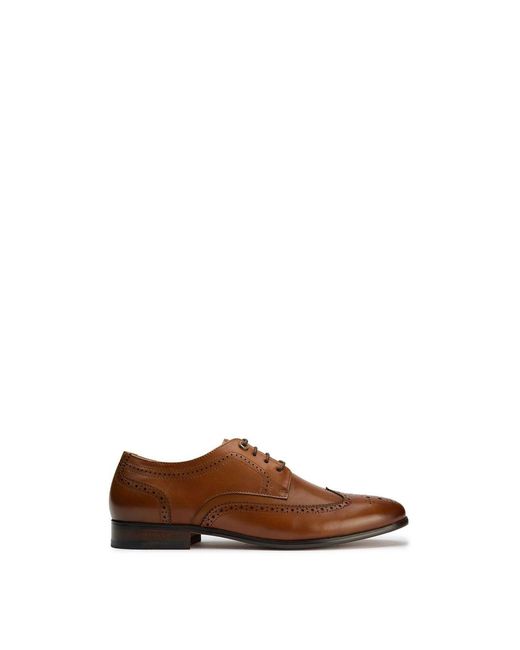 Simon Carter Brown Arne Brogue Shoes for men