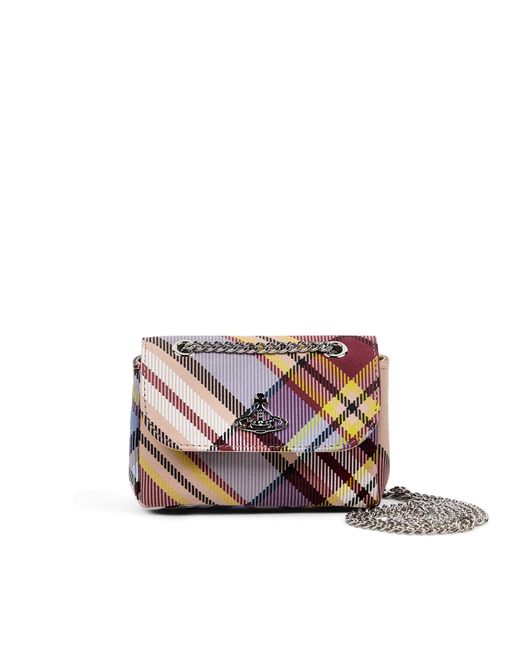 Vivienne Westwood Multicolor Women's Tartan Small Chain Purse