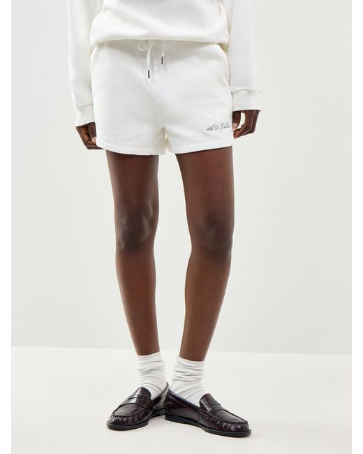 4th & Reckless White Clover Sweat Shorts