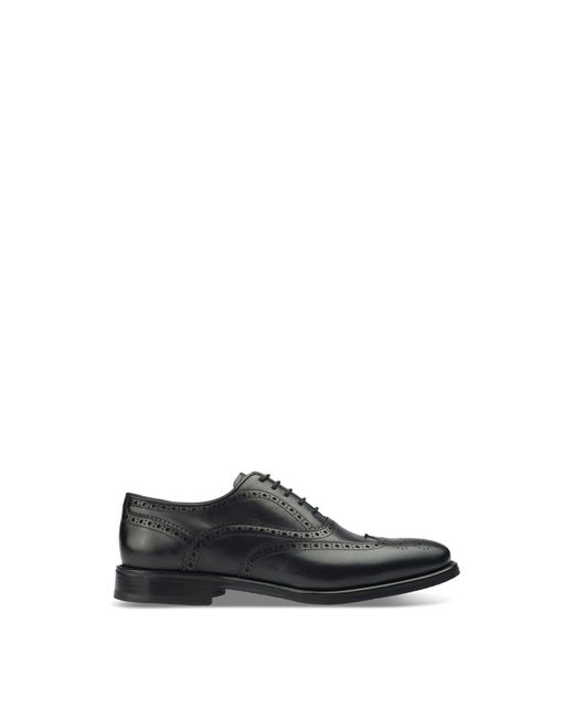 Sole White Elcho Brogue Shoes, Leather for men