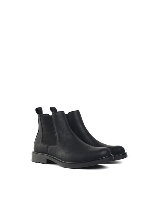 V.Gan Black Vegan Auber Chelsea Boots for men