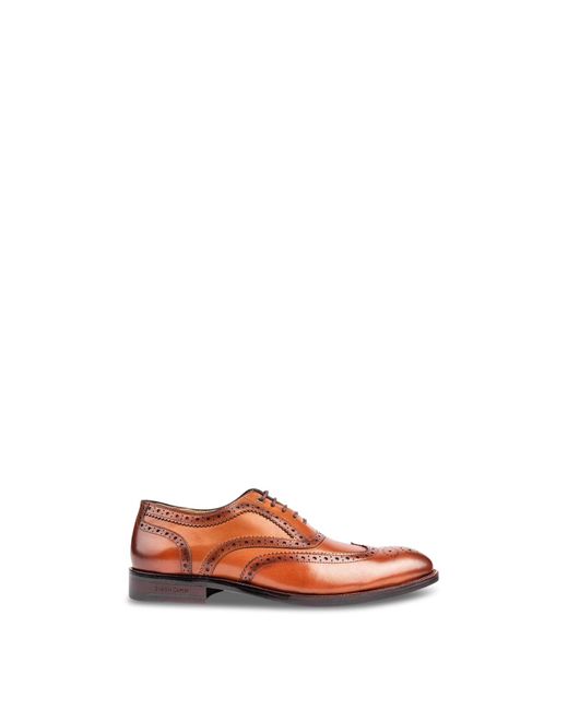 Simon Carter Pink Barn Owl Brogue Shoes for men