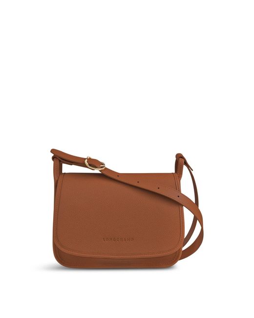 Longchamp Brown Women's Le Foulonné M Crossbody Bag