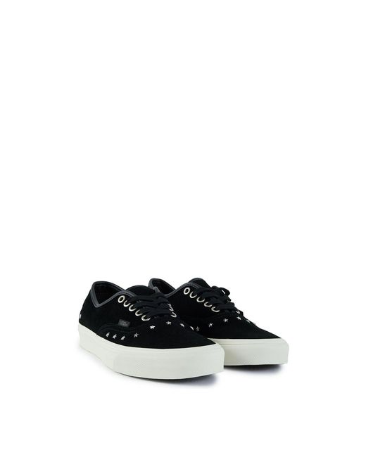 Vans White Authentic Metal Suede Trainers