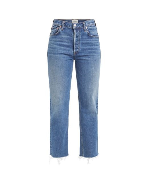 Citizens of Humanity Blue Women's Florence Straight Jeans