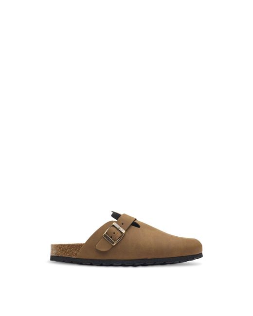 V.Gan Brown Vegan Taro Comfort Footbed Slippers for men
