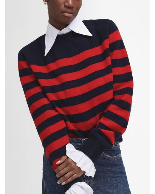 Barbour Red X Alexa Dominic Knitted Jumper