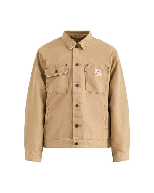 Levi's Natural Sunrise Trucker Jacket Khaki for men