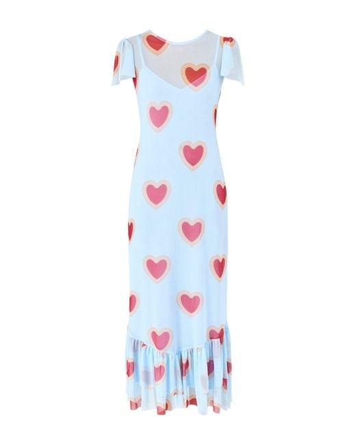 Never Fully Dressed White Heart Katie Mesh Dress